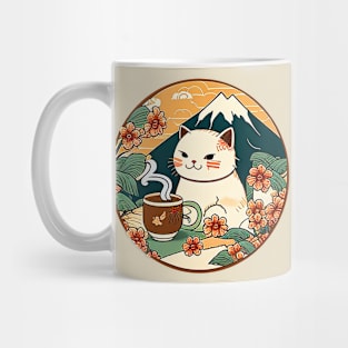 Java Japanese Kitty Mug